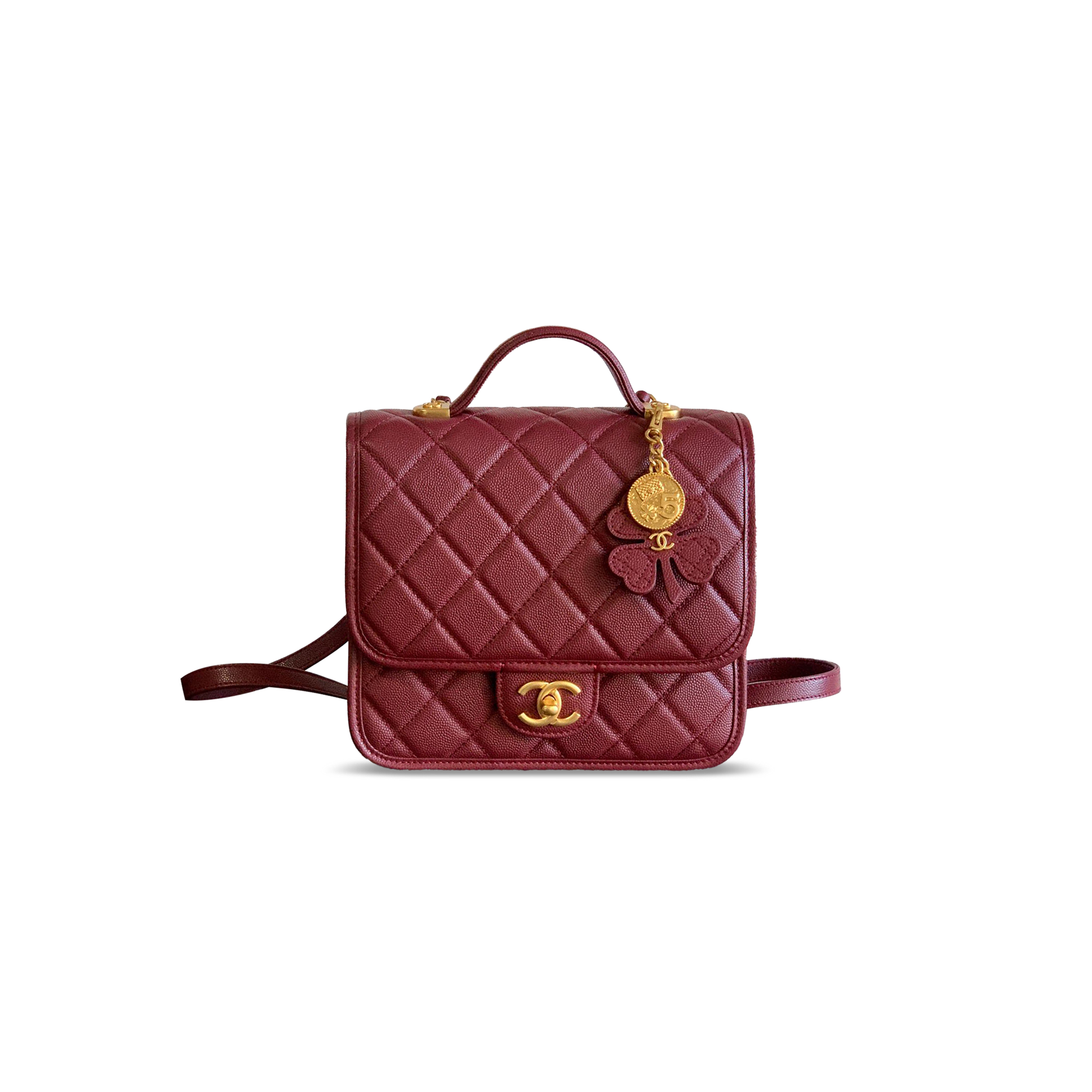 CHANEL 25B CLOVER SERIES BACKPACK AS5715 (22*19.5*7cm)